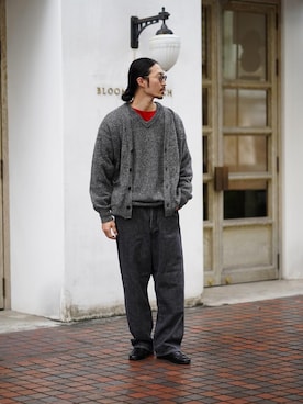 「KIJI（キジ）のアイテム」を使った、YOさん（メンズ・177cm）の冬コーディネート