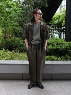 「KIJI（キジ）のアイテム」を使った、YOさん（メンズ・177cm）の春コーディネート