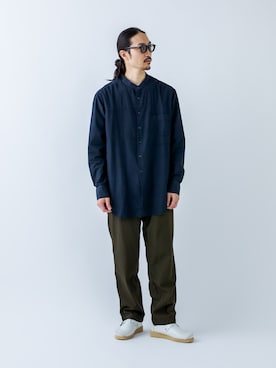 「CASEY CASEY（ケイシーケイシー）のアイテム」を使った、YOさん（メンズ・177cm）の秋コーディネート