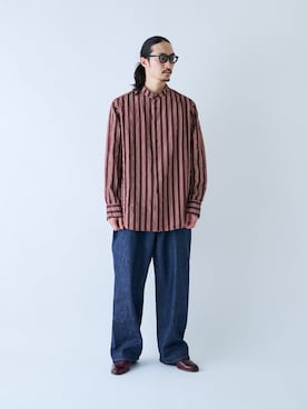 「KIJI（キジ）のアイテム」を使った、YOさん（メンズ・177cm）の夏コーディネート