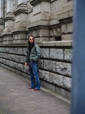 「アイテム（シューズ）」を使った、YOさん（メンズ・177cm）の冬コーディネート