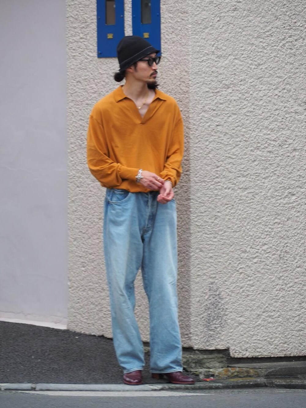Phlannel スキッパーニット（YO｜Phlannelのニット⁄セーターを
