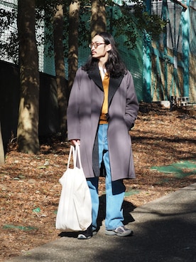 「CristaSeya （クリスタセヤ）のアイテム」を使った、YOさん（メンズ・177cm）の冬コーディネート