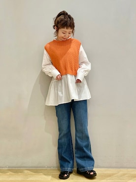 tomopuuさん（レディース・152cm）の春コーディネート