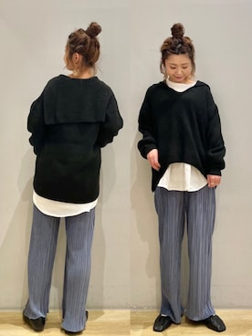 tomopuuさん（レディース・152cm）の冬コーディネート