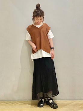 tomopuuさん（レディース・154cm）の春コーディネート