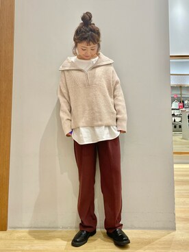 tomopuuさん（レディース・152cm）の冬コーディネート