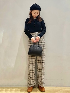 tomopuuさん（レディース・152cm）の冬コーディネート