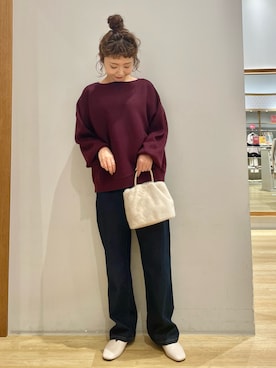 tomopuuさん（レディース・152cm）の冬コーディネート