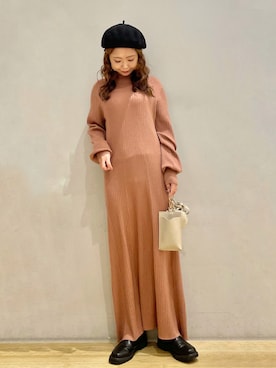 tomopuuさん（レディース・152cm）の冬コーディネート