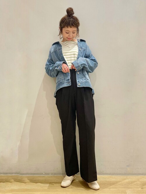 Earth Music Ecologytomopuuさんのデニムジャケットを使ったコーディネート Zozotown