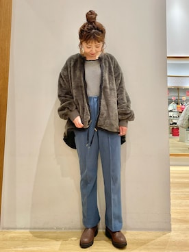 tomopuuさん(レディース・152cm)の冬コーディネート