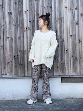 tomopuuさん（レディース・152cm）の冬コーディネート