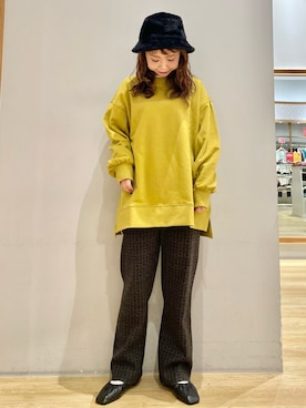 「ファー帽子」｜tomopuuさん（レディース・152cm）の冬コーディネート