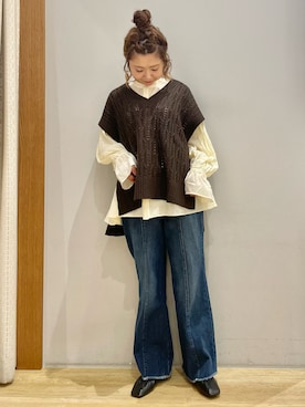 tomopuuさん（レディース・152cm）の冬コーディネート