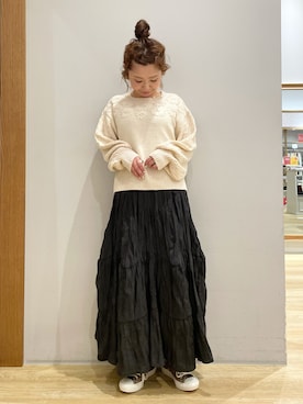 「SLURR（スラ―）のアイテム」を使った、tomopuuさん（レディース・152cm）の夏コーディネート