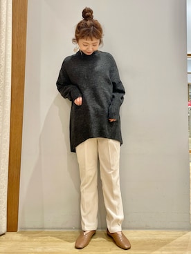 tomopuuさん（レディース・152cm）の冬コーディネート