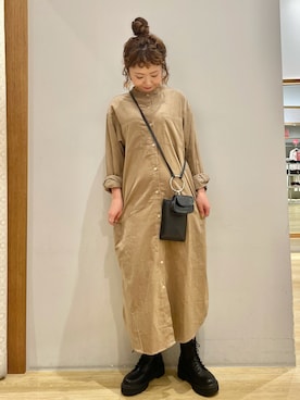 「koe（コエ）のアイテム（PC・スマホグッズ/家電）」を使った、tomopuuさん（レディース・152cm）の秋コーディネート