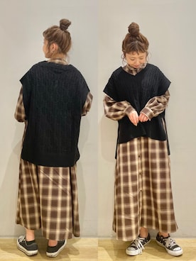 tomopuuさん（レディース・152cm）の秋コーディネート