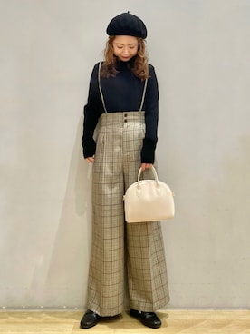 tomopuuさん（レディース・152cm）の冬コーディネート