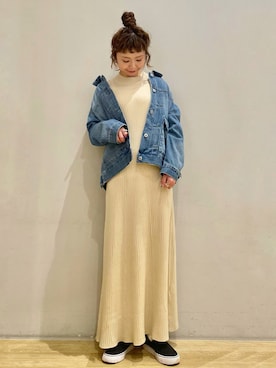 Earth Music Ecology アースミュージックアンドエコロジーのデニムジャケットコーディネート Zozotown