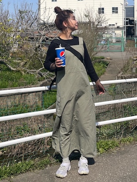 「Green　Parks（グリーンパークス）のアイテム」を使った、tomopuuさん（レディース・154cm）の春コーディネート
