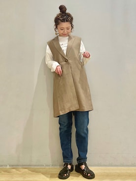 tomopuuさん（レディース・152cm）の春コーディネート