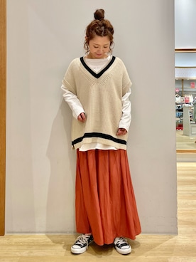 tomopuuさん（レディース・152cm）の秋コーディネート