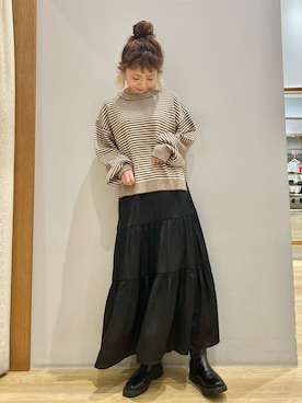 「イオンモール新小松」｜tomopuuさん（レディース・152cm）の冬コーディネート