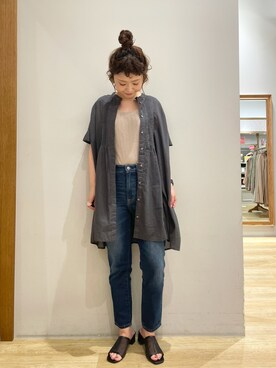 「イオンモール新小松」｜tomopuuさん（レディース・152cm）の夏コーディネート