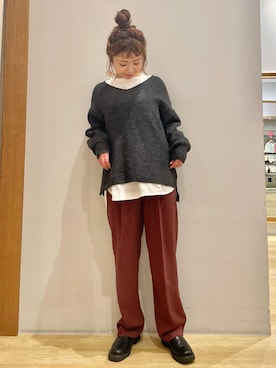 tomopuuさん（レディース・152cm）の冬コーディネート