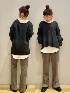 tomopuuさん（レディース・152cm）の冬コーディネート