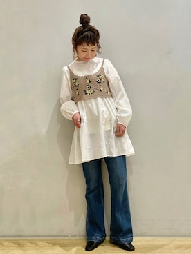 tomopuuさん（レディース・154cm）の春コーディネート