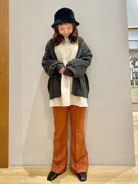 tomopuuさん（レディース・152cm）の冬コーディネート