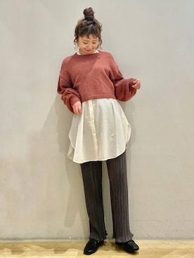 tomopuuさん（レディース・152cm）の冬コーディネート