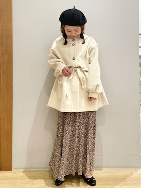 「SLURR（スラ―）のアイテム（その他アウター）」を使った、tomopuuさん（レディース・152cm）の秋コーディネート