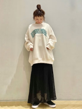 「スニーカー×靴下」｜tomopuuさん（レディース・152cm）の春コーディネート