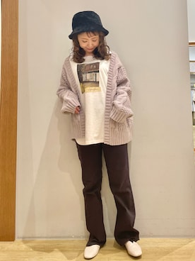 tomopuuさん（レディース・152cm）の冬コーディネート