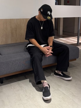 「GAP（ギャップ）のアイテム（トップス）」を使った、h2t17kicksさん（メンズ・172cm）の夏コーディネート