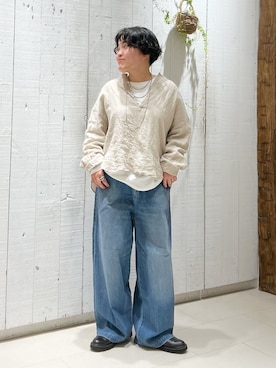 「JOURNAL STANDARD LUXE（ジャーナルスタンダード　ラックス）のアイテム」を使った、M.Mさん（レディース・159cm）の夏コーディネート