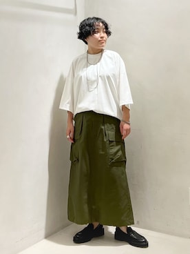 「JOURNAL STANDARD LUXE（ジャーナルスタンダード　ラックス）のアイテム」を使った、M.Mさん（レディース・159cm）の夏コーディネート