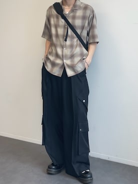 しおんさん（メンズ・176cm）の春コーディネート