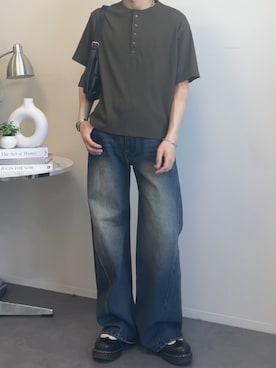 しおんさん(メンズ・176cm)の春コーディネート
