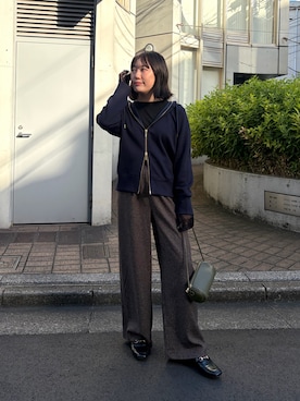 「LAVEANGE（ラビアンジェ）のアイテム」を使った、yuiさん（レディース・160cm）の秋コーディネート