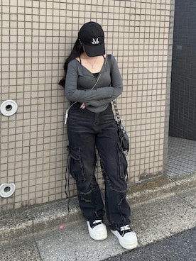 「lilful（リルフル）のアイテム」を使った、Riさん（レディース・150cm）の春コーディネート