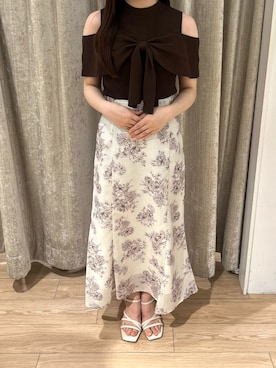 「MISCH MASCH（ミッシュマッシュ）のアイテム（トップス）」を使った、アミュプラザ小倉店さん（レディース・152cm）の春コーディネート