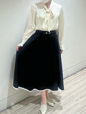 「MISCH MASCH（ミッシュマッシュ）のアイテム」を使った、アミュプラザ小倉店さん（レディース・152cm）の春コーディネート