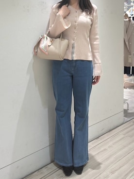 「MISCH MASCH（ミッシュマッシュ）のアイテム」を使った、アミュプラザ小倉店さん（レディース・152cm）の春コーディネート