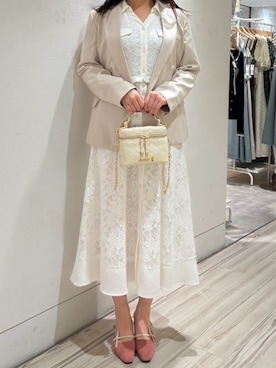 「MISCH MASCH（ミッシュマッシュ）のアイテム」を使った、アミュプラザ小倉店さん（レディース・152cm）の春コーディネート