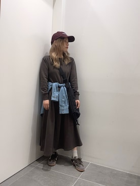 「URBAN RESEARCH Sonny Label（アーバンリサーチサニーレーベル）のアイテム（帽子）」を使った、sachiさん（レディース・153cm）の秋コーディネート